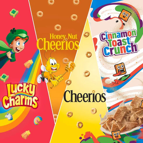 General Mills Cereal, Variety Pack, 38.5 oz
